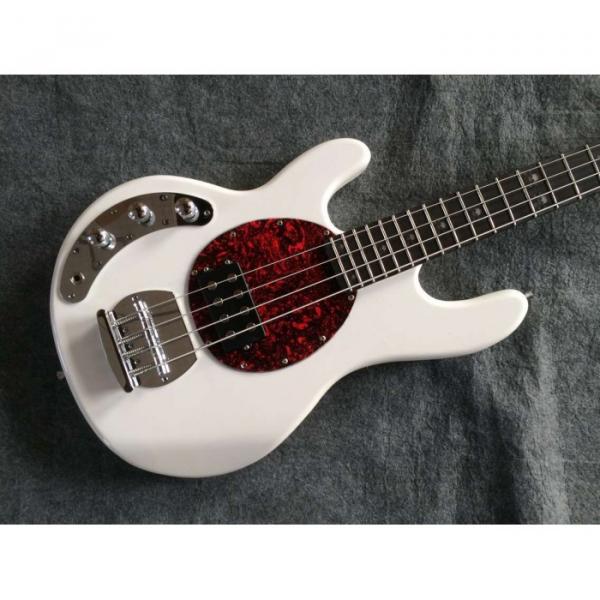 Custom Shop White Music Man StingRay 4 Left Handed Bass #2 image