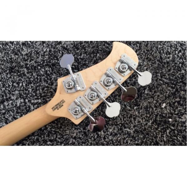 Custom Shop White Music Man Sting Ray 5 Bass 9 V Battery Passive Pickups #3 image