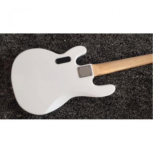 Custom Shop White Music Man Sting Ray 5 Bass 9 V Battery Passive Pickups #4 image
