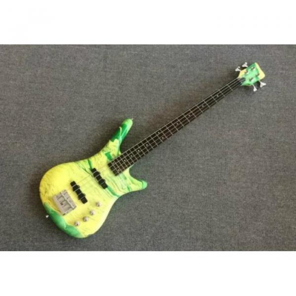 Custom Shop Warwick 4 Strings Green Yellow Bass #1 image