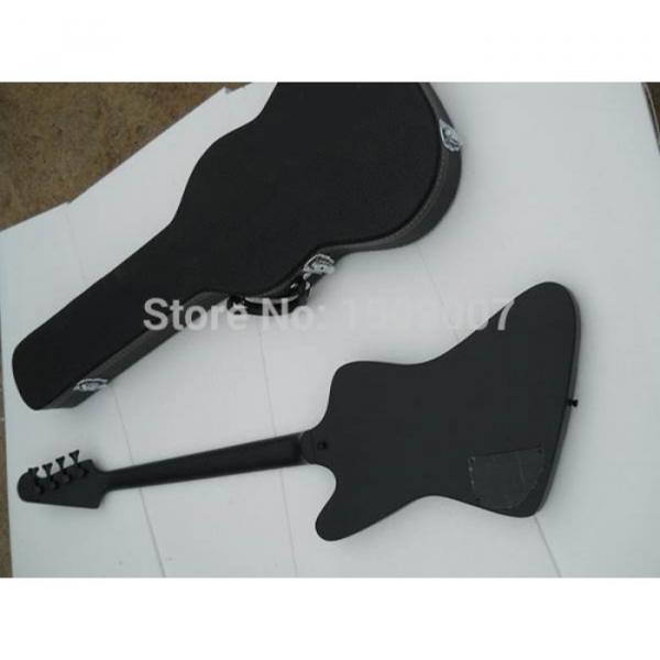 Custom Shop Thunderbird Black White Pickguard Matte Electric Bass #2 image