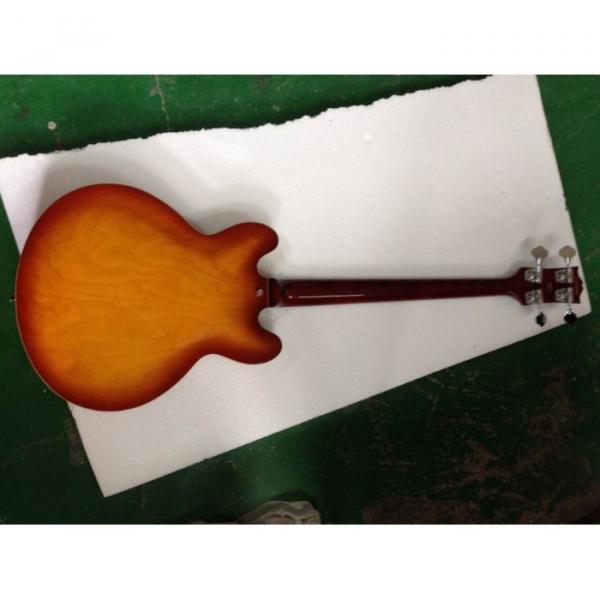 Custom Shop Tiger Maple Top Midtown Standard 4 String Semi Hollow Bass #2 image
