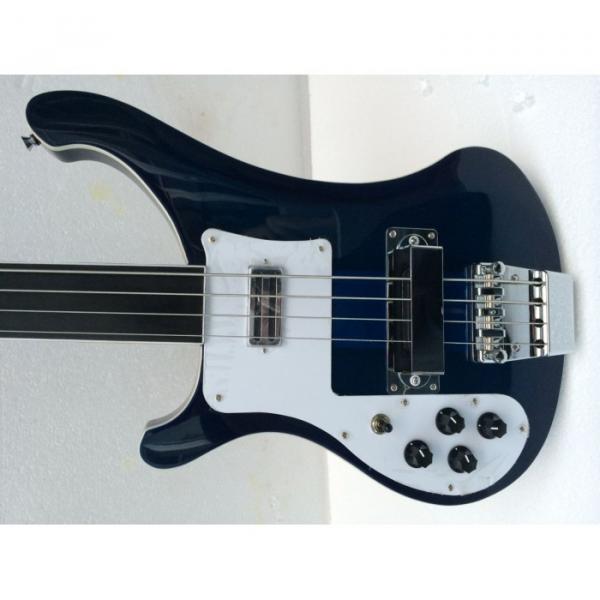 Custom Shop Rickenbacker Left Hand Blue 4003 Bass Fretless #1 image