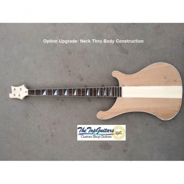 Custom Build Jetglo 4003 Rickenbacker Black 4 String Bass #5 image