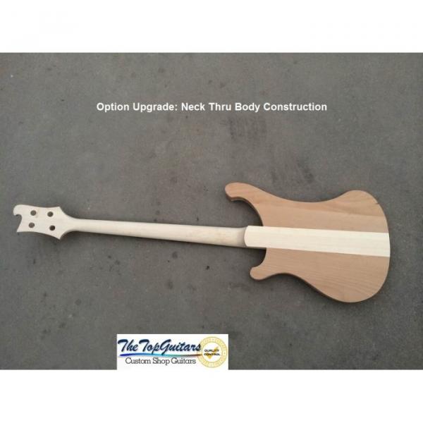 Custom Build Jetglo 4003 Rickenbacker Black 4 String Bass #4 image