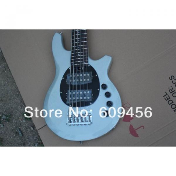 Custom Shop Passive Pickups Bongo Music Man Silver 6 Strings Bass #4 image