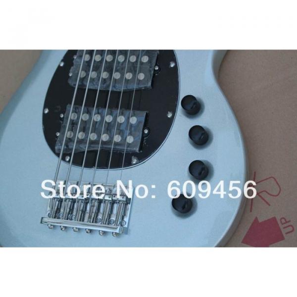 Custom Shop Passive Pickups Bongo Music Man Silver 6 Strings Bass #5 image