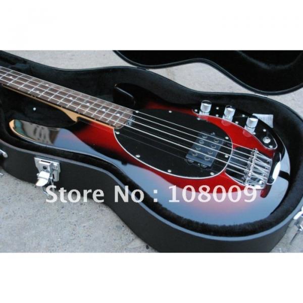 Custom Shop Red Music Man Black Electric Bass #1 image