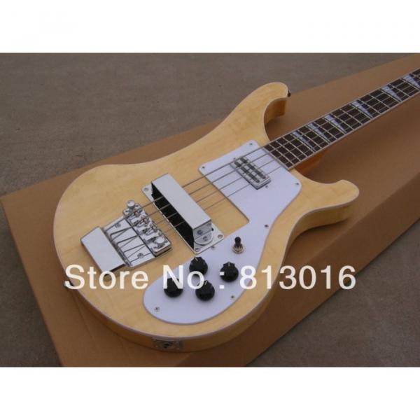 Custom Shop Natural Finish Rickenbacker 4001 Bass #3 image