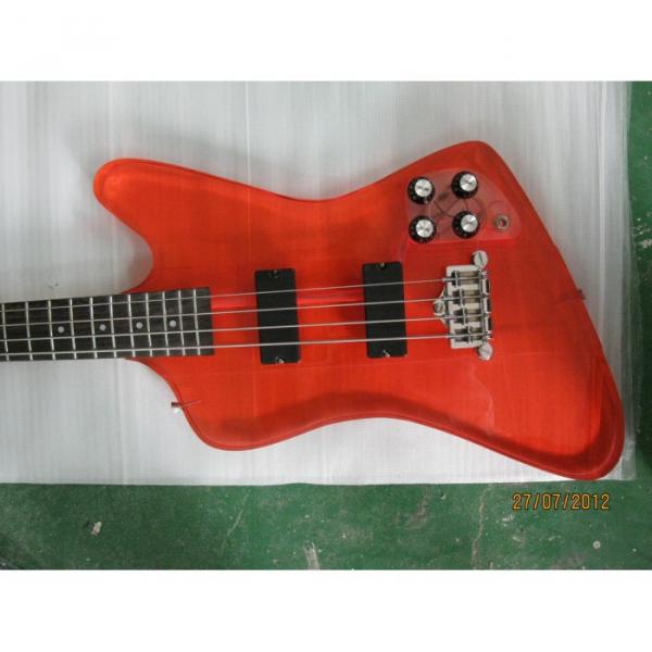 Custom Shop Orange Acrylic 4 String Bass #1 image