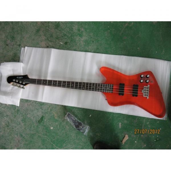 Custom Shop Orange Acrylic 4 String Bass #2 image