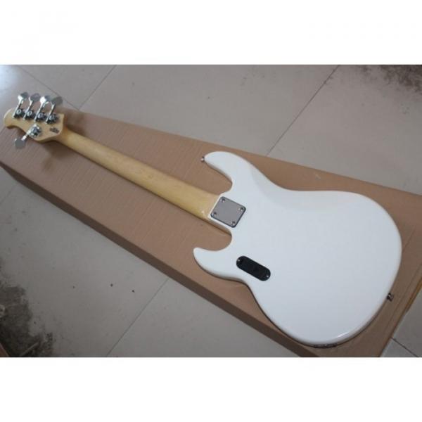 Custom Shop MusicMan White 5 StringsMusic Man S.U.B. Ray5 Electric Bass #3 image