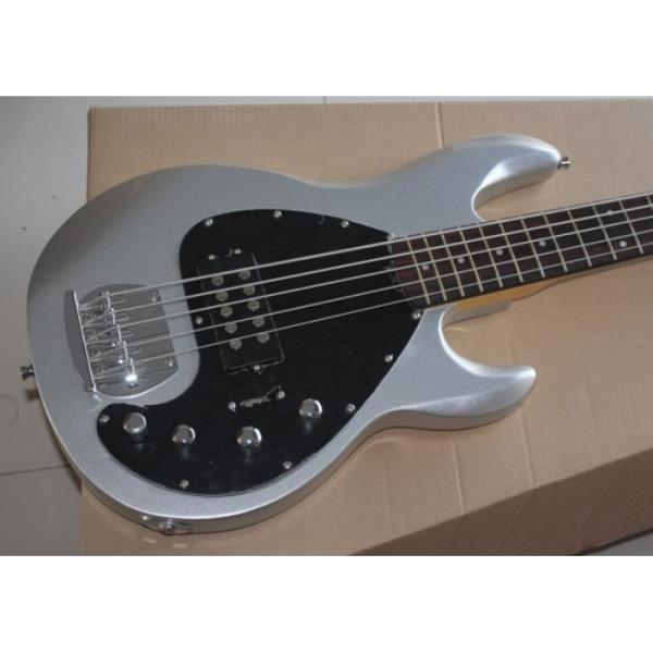 Custom Shop MusicMan Gray 5 Strings Music Man S.U.B. Ray5 Electric Bass #5 image