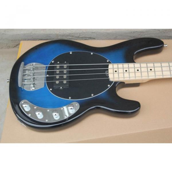 Custom Shop Ernie Ball Blue Music Man Sting Ray 4 String Bass #1 image