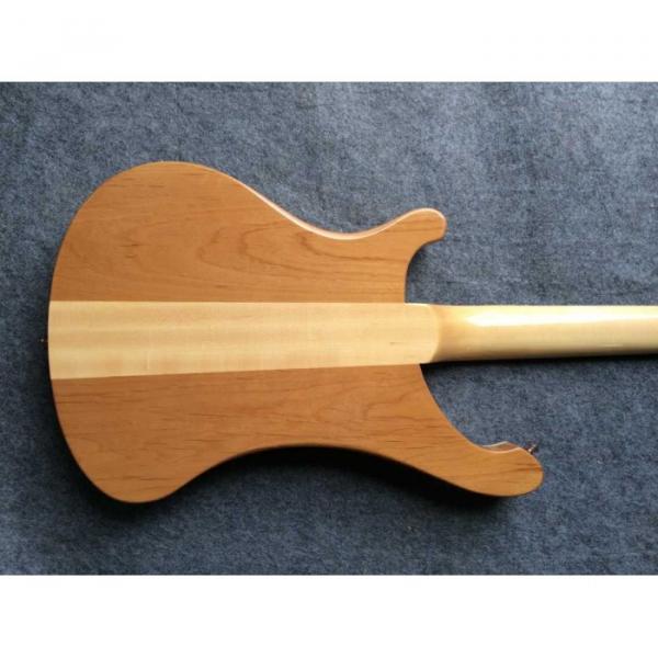 Custom Made Mahogany Wood Body Natural 4003 Bass #5 image