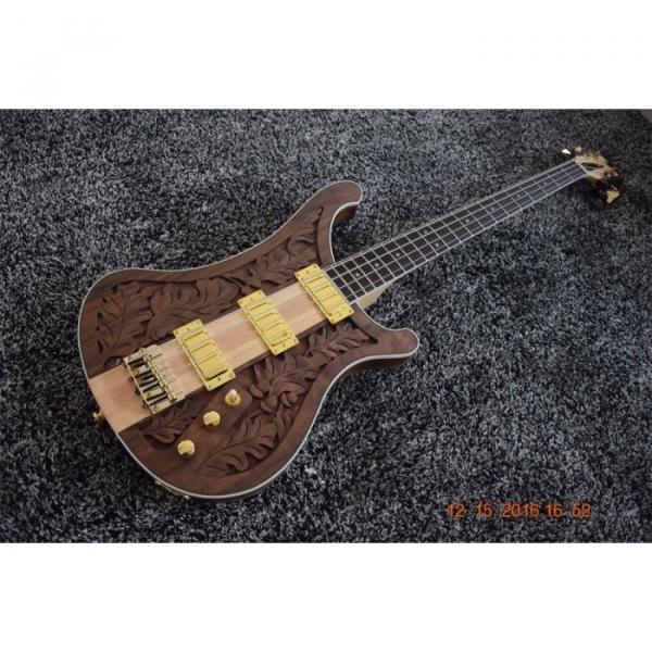 Custom Shop Lemmy Kilmister  Rickenbacker 4003 Matte Carved Natural Bass Walnut #1 image