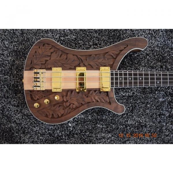 Custom Shop Lemmy Kilmister  Rickenbacker 4003 Matte Carved Natural Bass Walnut #2 image