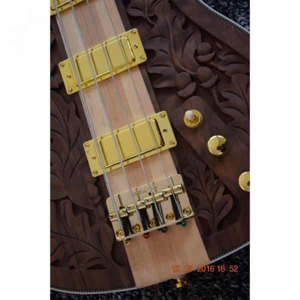 Custom Shop Lemmy Kilmister  Rickenbacker 4003 Matte Carved Natural Bass Walnut #5 image