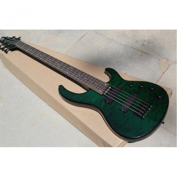 Custom Shop Modulus Quantum 5 Quilted Green Maple Top 5 String Bass #2 image