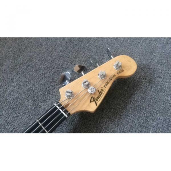 Custom Shop Graffiti Yellow Color Fender Precision Jaguar Electric Bass #4 image