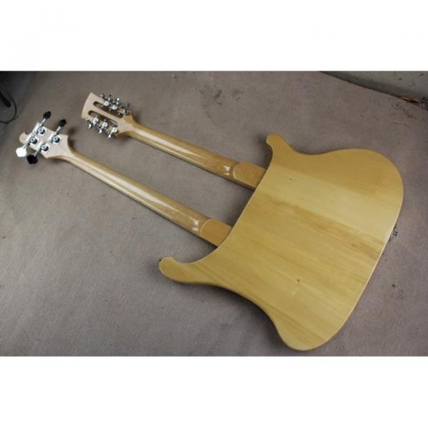 Custom Shop Geddy Lee Left Handed 4080 Double Neck Mapleglo Bass Guitar #3 image