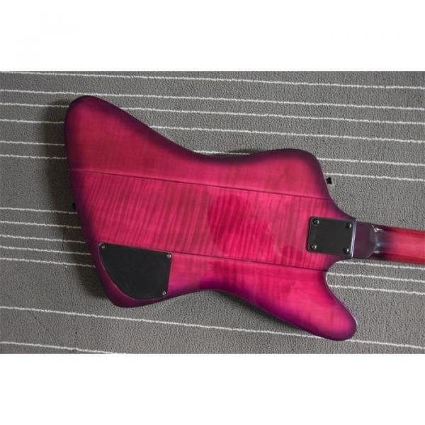 Custom Shop Firebird Pink Maple Top Left Handed 4 String Bass #2 image