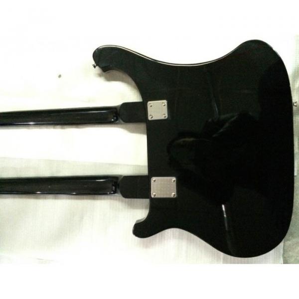 Custom Shop Bolt On Double Neck Jetglo 12 String Guitar 4 String Bass #5 image