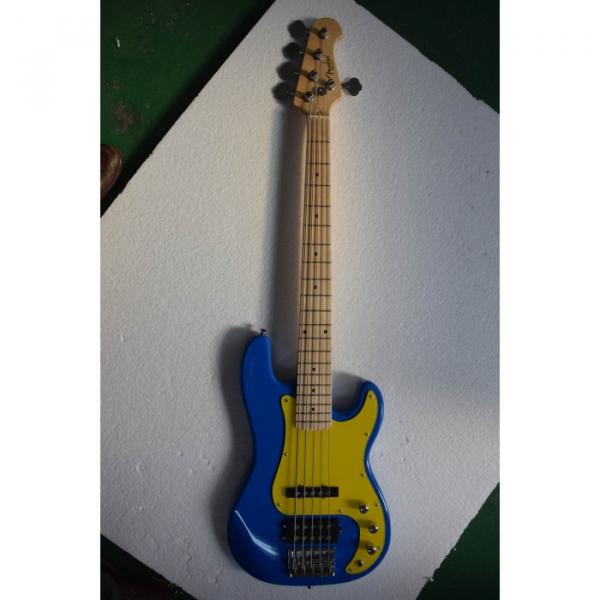 Custom Shop Blue Precision Bass Gold Pickguard Wilkinson Parts #2 image