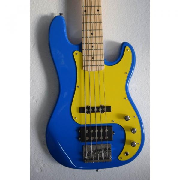 Custom Shop Blue Precision Bass Gold Pickguard Wilkinson Parts #3 image