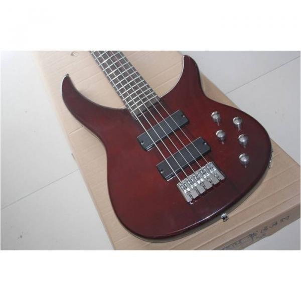 Custom Shop Burgundyglo Peavey Cirrus 5 String Bass #1 image