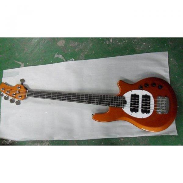 Custom Shop Bongo Orange 5 Strings Passive Pickups Bass #5 image
