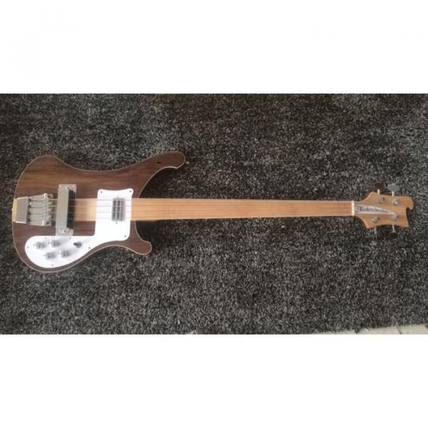 Custom Shop 4003 Walnut Wood Naturalglo Fretless Bass #1 image