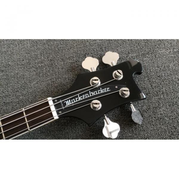 Custom Shop 4080 Double Neck Geddy Lee Black 4 String Bass 6/12 String Option Guitar #3 image