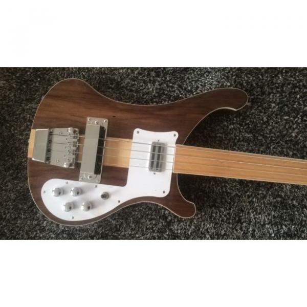 Custom Shop 4003 Walnut Wood Naturalglo Fretless Bass #4 image