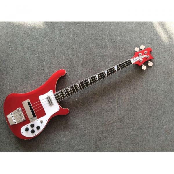 Custom Shop 4003 Rickenbacker Metallic Red 4 String Electric Bass #5 image