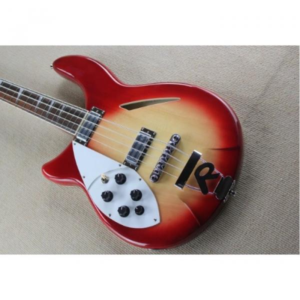 Custom Shop 4005 Rickenbacker Left Handed Fireglo Semi Hollow Bass #3 image