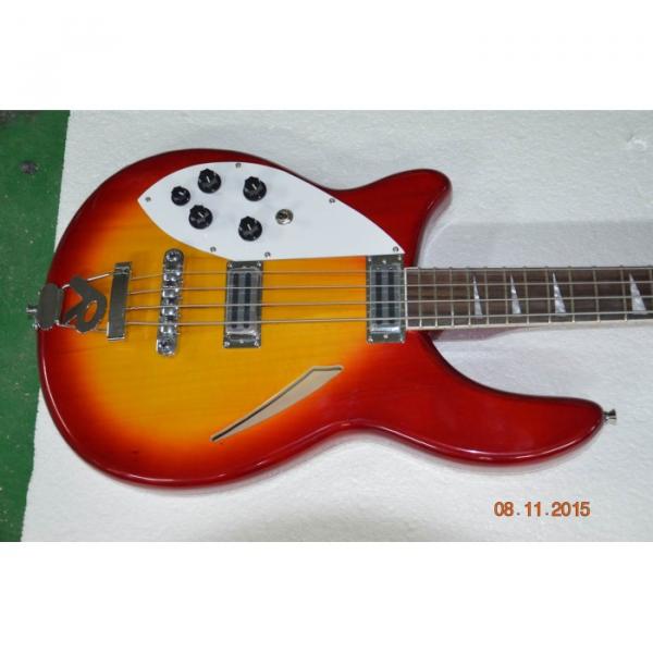 Custom Shop 4005 Rickenbacker Fireglo 22 Frets Semi Hollow Left Handed Bass #1 image