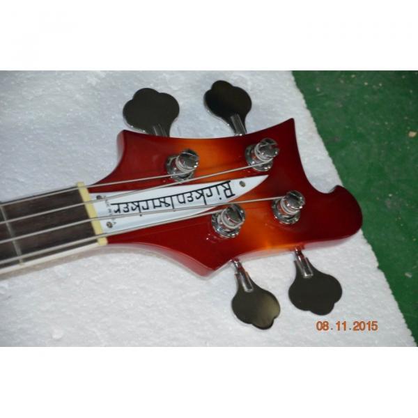 Custom Shop 4005 Rickenbacker Fireglo 22 Frets Semi Hollow Left Handed Bass #5 image