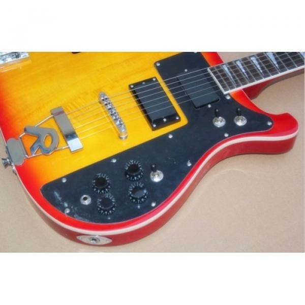Custom Shop 4003 Double Neck Cherry Burst 4 String Bass 6 String Guitar #2 image