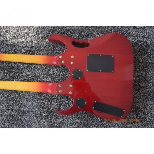 Custom Shop 4 String Bass 6 String Guitar Double Neck Cherry Sunburst #4 image