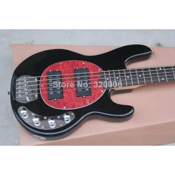 Custom Shop 2 Pickups MusicMan Black 5 Strings Bass #1 image