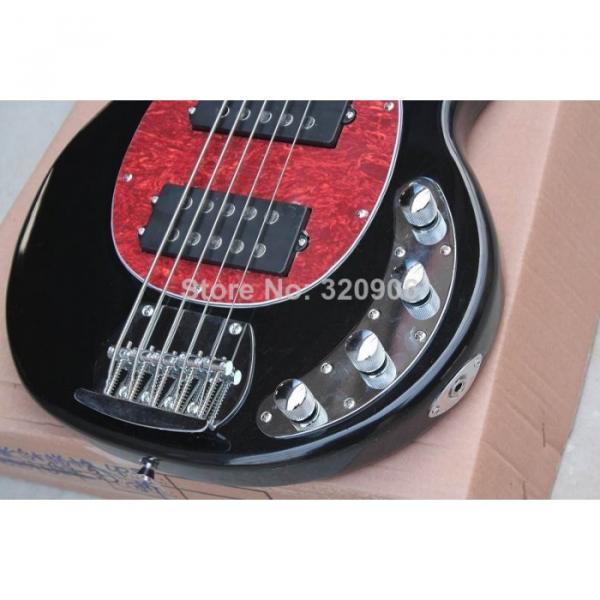 Custom Shop 2 Pickups MusicMan Black 5 Strings Bass #2 image