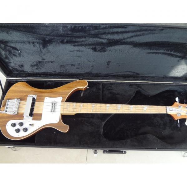 Custom Rickenbacker Walnut Natural 4003 Neck Thru Body 4 String Bass #1 image