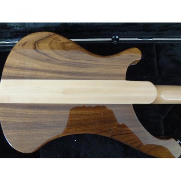 Custom Rickenbacker Walnut Natural 4003 Neck Thru Body 4 String Bass #4 image