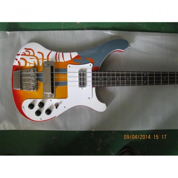 Custom Rickenbacker Paul McCartney's 1964 4001 Bass Psychedelic Paint #2 image