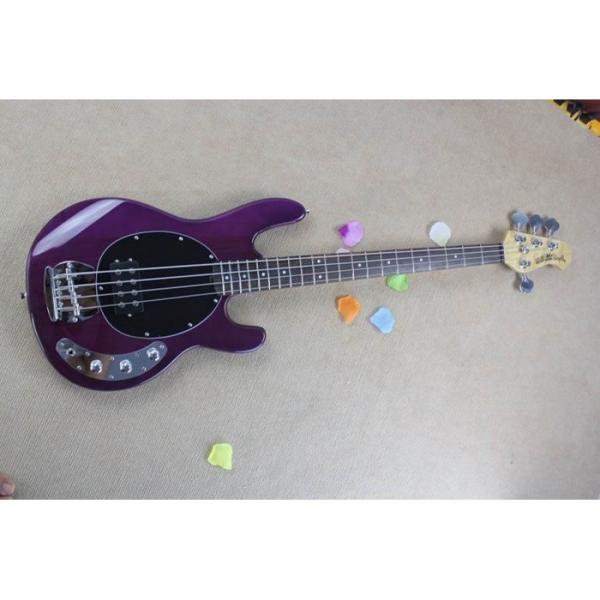 Custom Purple Music Man Sting Ray 4 String Bass #1 image