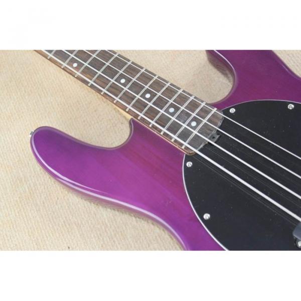 Custom Purple Music Man Sting Ray 4 String Bass #3 image