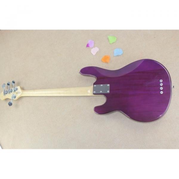 Custom Purple Music Man Sting Ray 4 String Bass #4 image