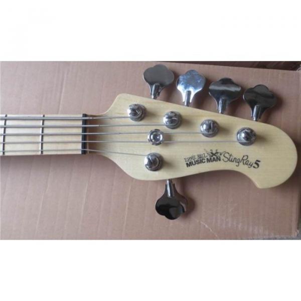 Custom Purple Burst Music Man Sting Ray 5 Bass Quilted Maple #4 image