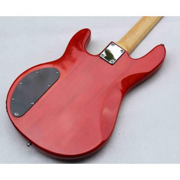 Custom Music Man Red 5 String Ernie Bass #3 image